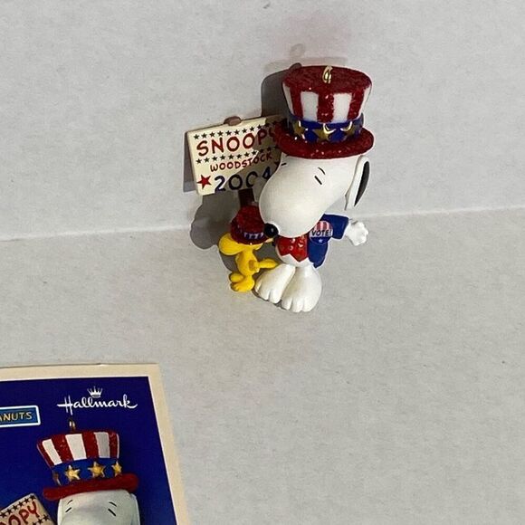 Hallmark Keepsake Peanuts The Winning Ticket Snoopy Woodstock Christmas Ornament - Picture 2 of 10